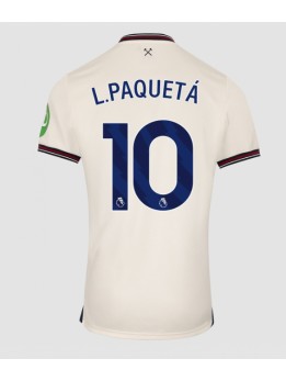West Ham United Lucas Paqueta #10 Replika Borta Kläder 2025-26 Kortärmad